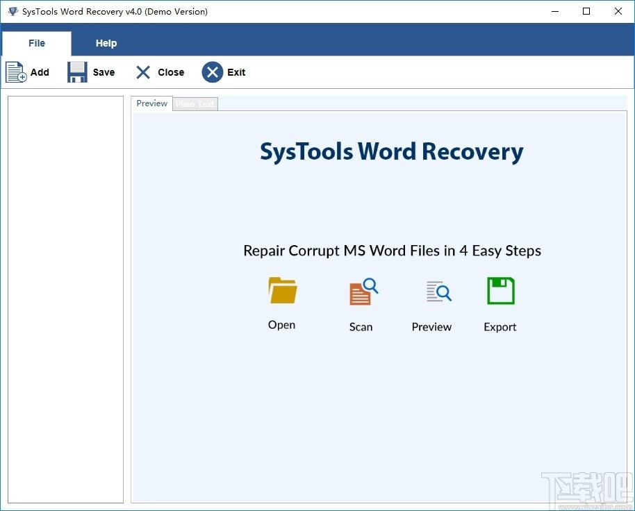 SysTools Docx Repair下载,文档修复软件,文件修复