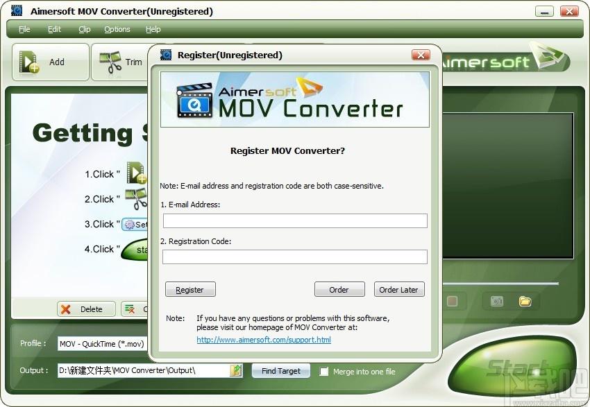 Aimersoft MOV Converter下载,mov视频转换器,mov视频转换