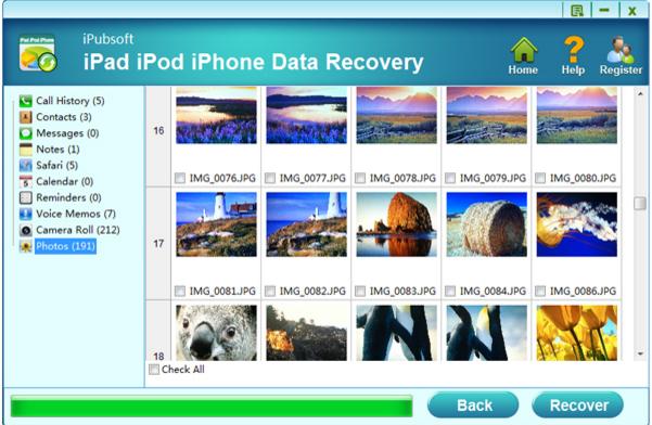 iPubsoft iPad iPod iPhone Data recovery下载,iPad数据恢复软件