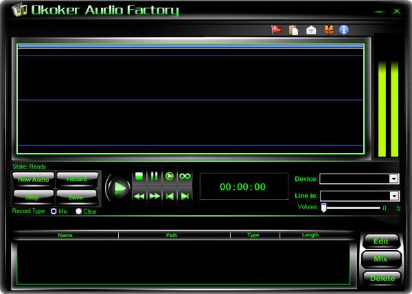 Okoker Audio Factory,Okoker Audio Factory下载,音频编辑软件